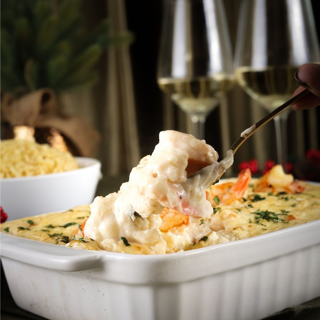 CAMARÃO COM CATUPIRY E BATATA PALHA 1kg