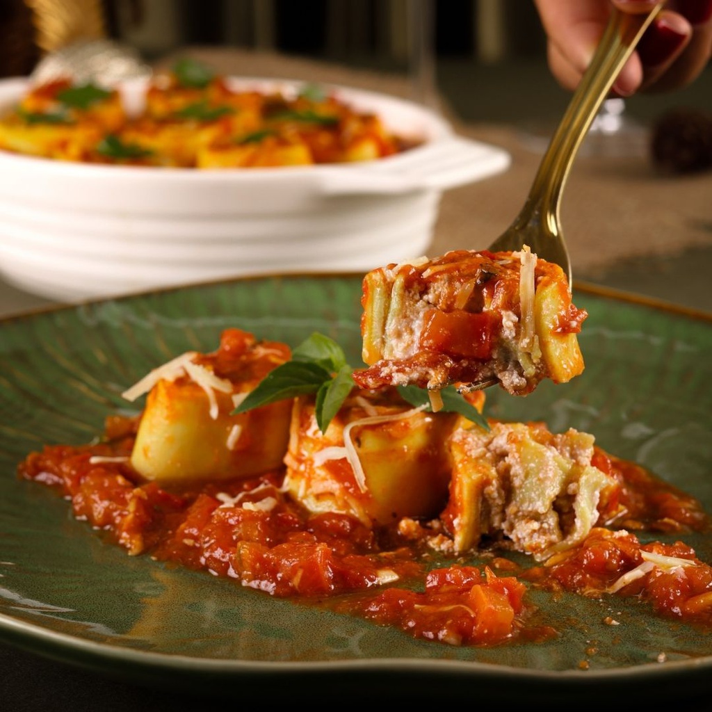 RONDELLI DE NOZES COM MOLHO BRANCO