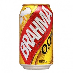 [35754] Cerveja Lata Brahma Zero Álcool 350ml
