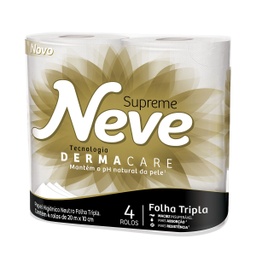 [48240] PAPEL HIGIÊNICO NEVE SUPREME 4 ROLOS - FOLHA TRIPLA