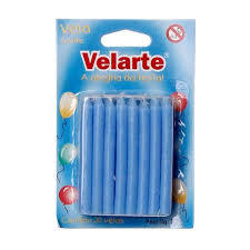 [6540] VELA ANIVERSÁRIO  PALITO AZUL COM 20 UND